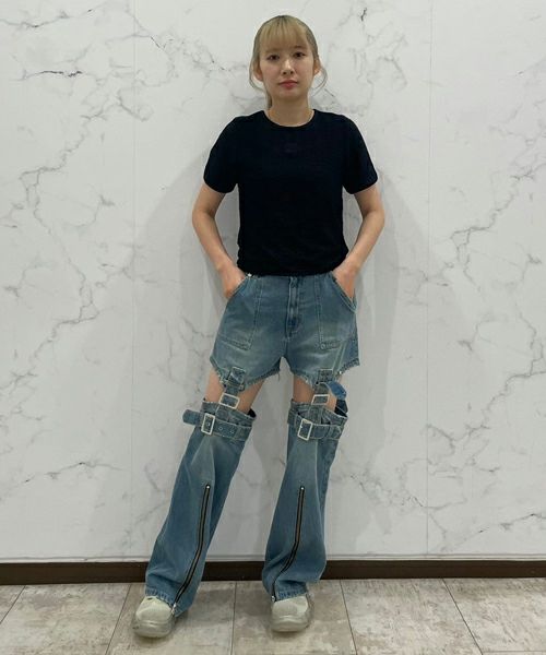 専用新品　Candy Stripper CHEEKY BELTED デニムパンツ CHEEKY BELTED DENIM PANTS | Candy Stripper（キャンディ