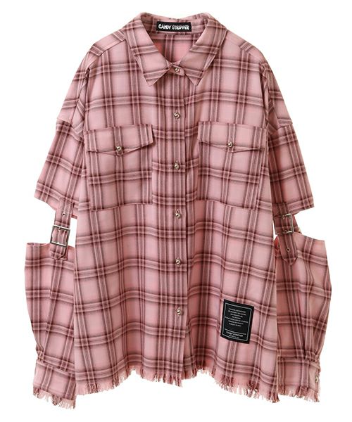 BELTED CHECK SHIRT | Candy Stripper（キャンディ ストリッパー