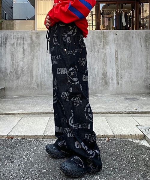 MEDLEY SMILE DENIM PANTS | Candy Stripper（キャンディ