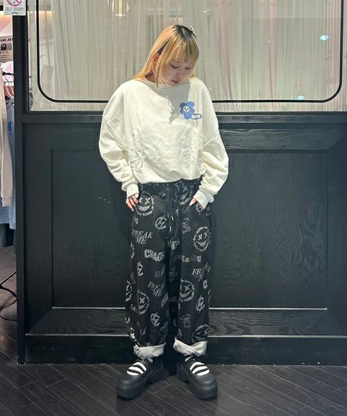 candy stripper ロゴ総柄デニムセットアップ STAR PATCHED DENIM JACKET | Candy Stripper（キャンディ
