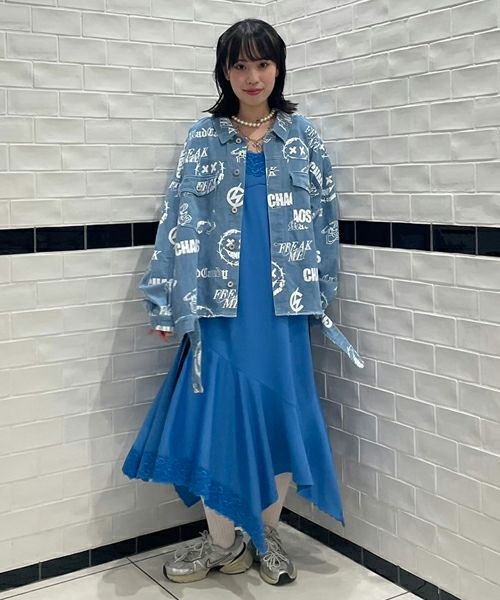MEDLEY SMILE DENIM JACKET | Candy Stripper（キャンディ