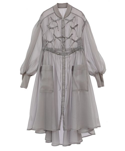CandystripperキャンディストリッパーRIBBON SHEER ドレス Candy Stripper（キャンディストリッパー）の「RIBBON SHEER