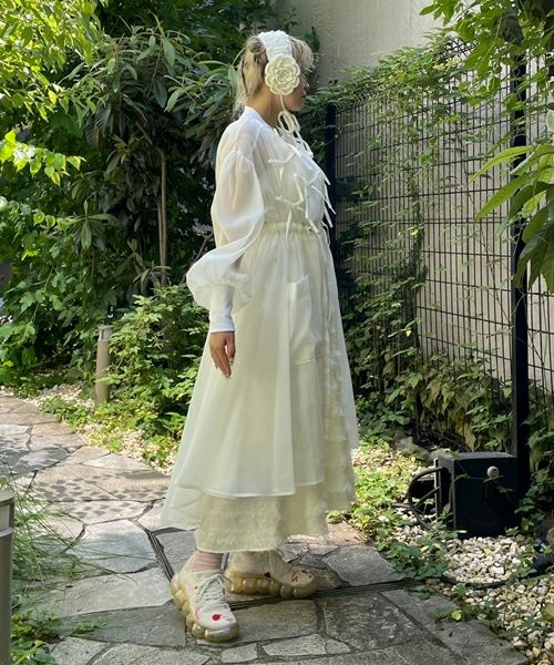 RIBBON SHEER DRESS | Candy Stripper（キャンディ ストリッパー  