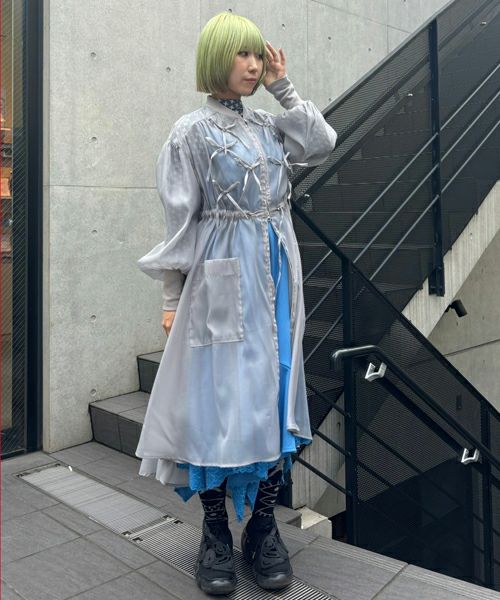 RIBBON SHEER DRESS | Candy Stripper（キャンディ ストリッパー