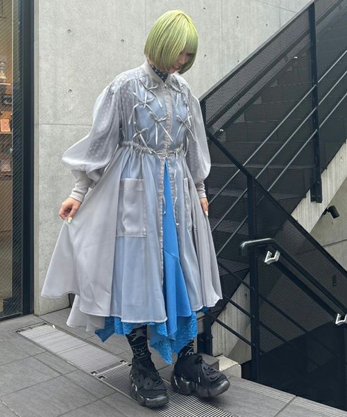 RIBBON SHEER DRESS | Candy Stripper（キャンディ ストリッパー 