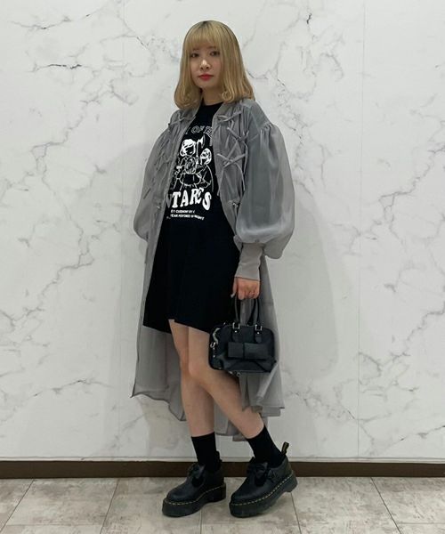 candy stripper RIBBON RIBBON DRESS ブラック Candy Stripper（キャンディストリッパー）の「RIBBON RIBBON