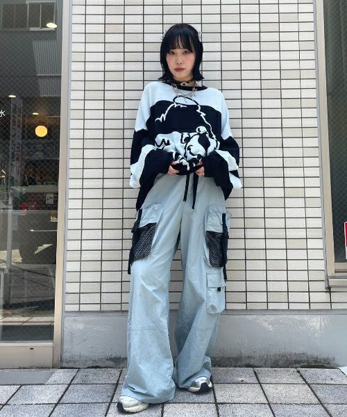 BIG POCKET NYLON PANTS | Candy Stripper（キャンディ