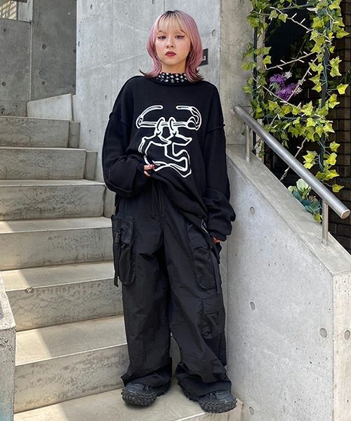 BIG POCKET NYLON PANTS | Candy Stripper（キャンディ