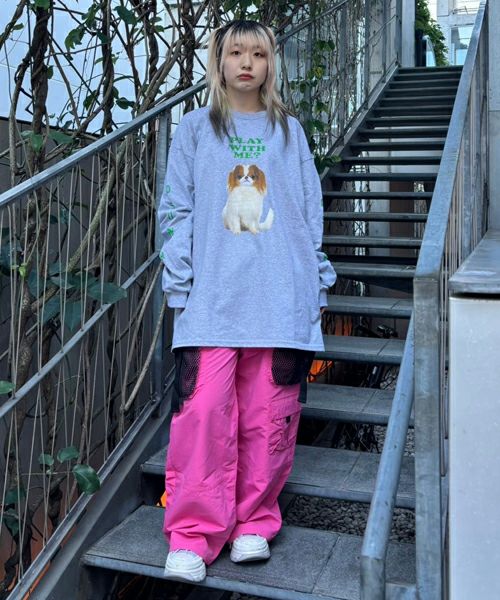 BIG POCKET NYLON PANTS | Candy Stripper（キャンディ