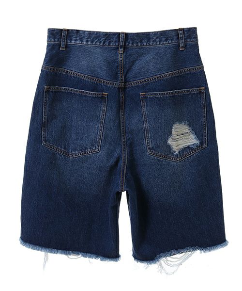 DAMAGE SHORT JEANS | Candy Stripper（キャンディ ストリッパー