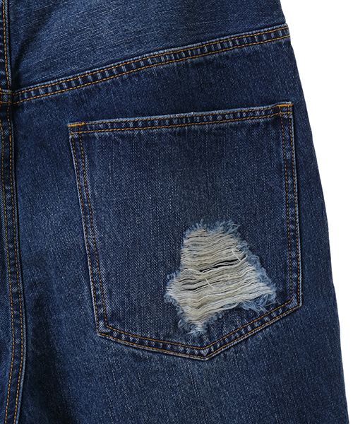 DAMAGE SHORT JEANS | Candy Stripper（キャンディ ストリッパー