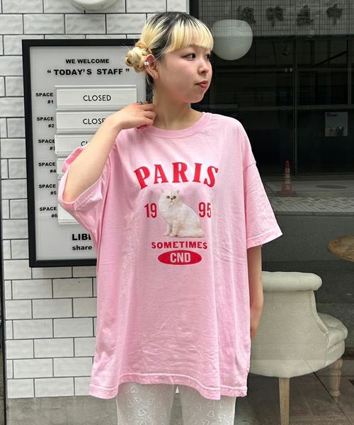 トップス Candy Stripper HELLO KITTYGAL BIG TEE HELLO KITTY】GAL BIG TEE | Candy Stripper（キャンディ