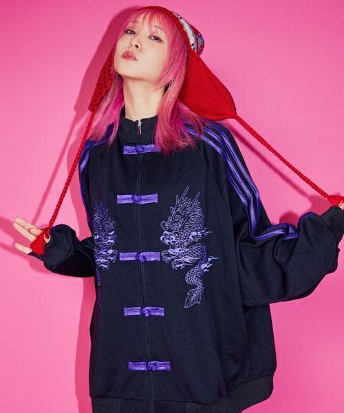 LiSA】DRAGON TRACK JACKET | Candy Stripper（キャンディ 