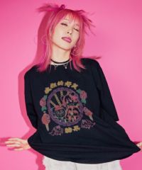 LiSA】LISA＆PEPE NEON SIGN TEE | Candy Stripper（キャンディ