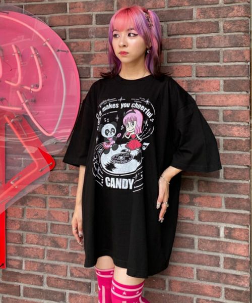 LiSA】MELODY LISA TEE | Candy Stripper（キャンディ