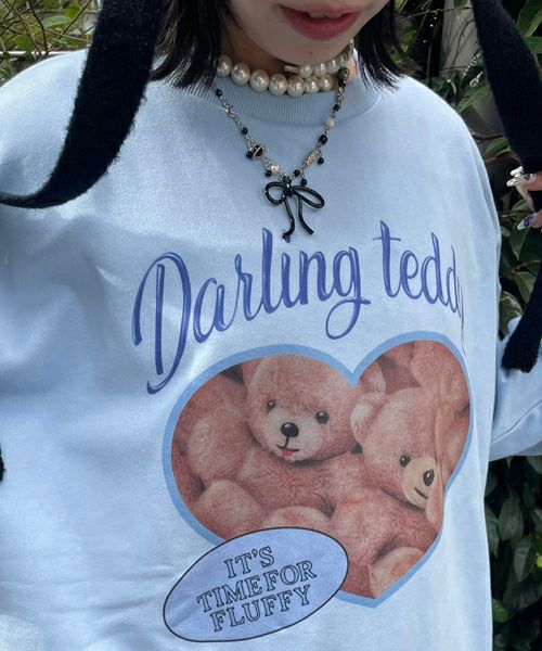 DARLING TEDDY SWEAT | Candy Stripper（キャンディ