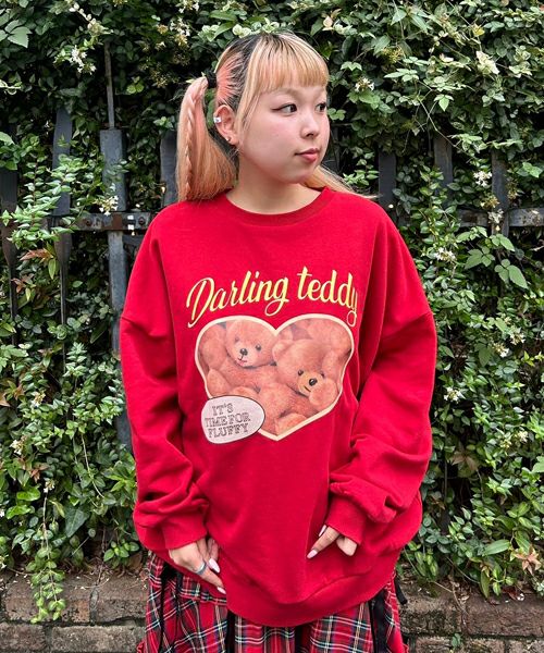 DARLING TEDDY SWEAT | Candy Stripper（キャンディ