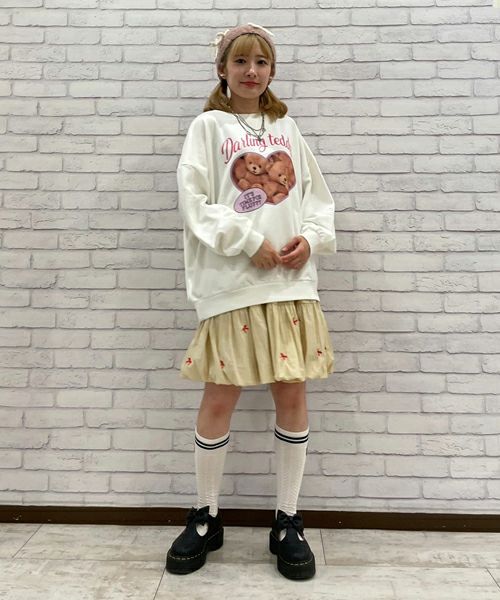 CandyStripper SWEETTHINGSSWEATテディベアくまクマ CandyStripper SWEETTHINGSSWEATテディベアくまクマ