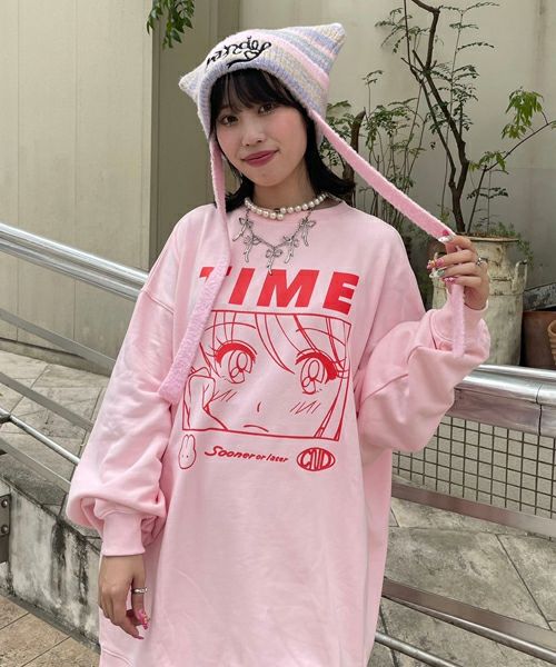 TIME SWEAT ONE-PIECE | Candy Stripper（キャンディ