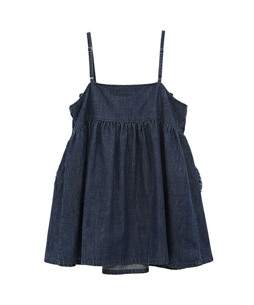 ♡♡ DENIM MINI ONE-PIECE | Candy Stripper