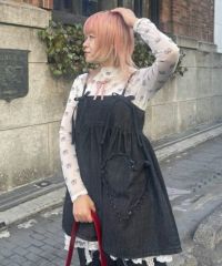 ♡♡ DENIM MINI ONE-PIECE | Candy Stripper（キャンディ