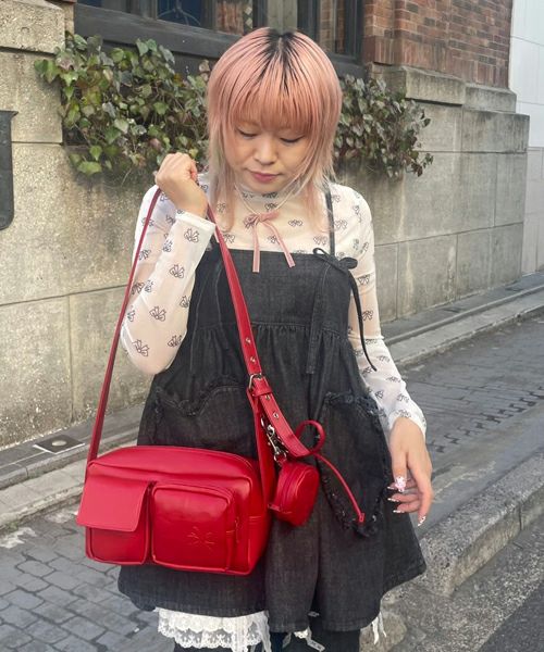 ♡♡ DENIM MINI ONE-PIECE | Candy Stripper