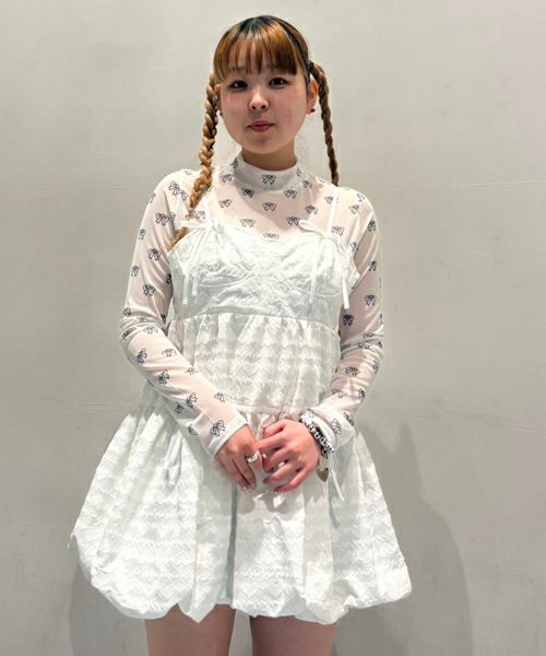 RIBBON SEE THROUGH TOPS | Candy Stripper（キャンディ