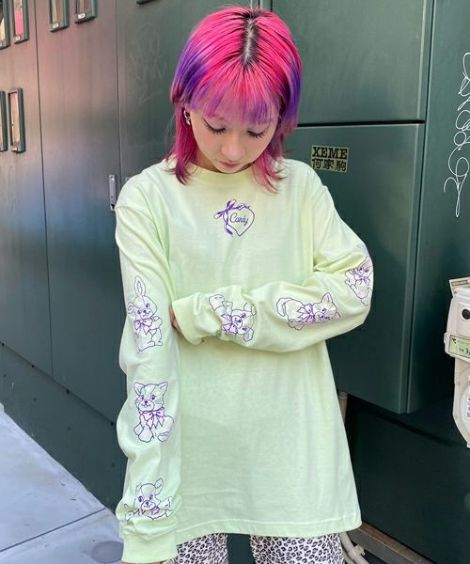 ファッション姫 通販 SIGN NEON LiSA】LISA＆PEPE TEE Stripper（キャンディ Candy | トップス