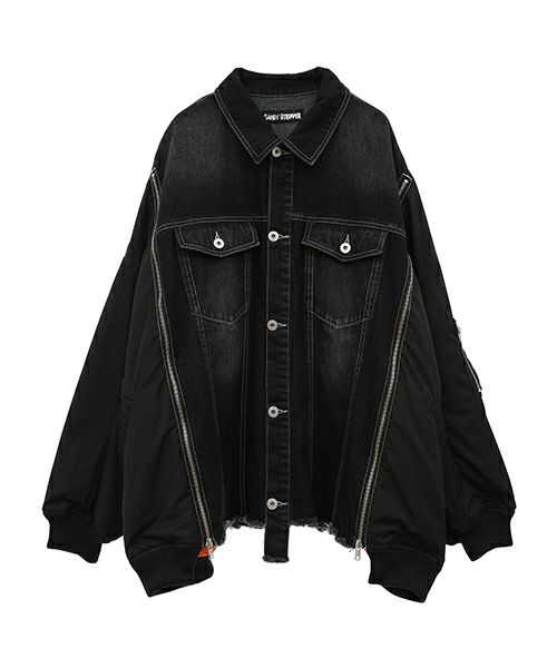 COMBINED DENIM JACKET | Candy Stripper（キャンディ