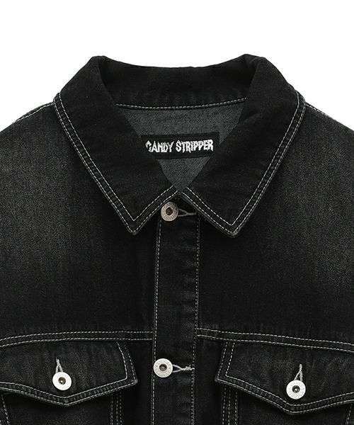 COMBINED DENIM JACKET | Candy Stripper（キャンディ
