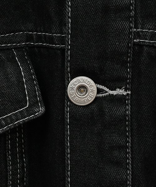 COMBINED DENIM JACKET | Candy Stripper（キャンディ