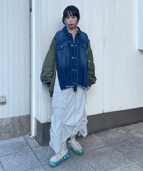 新品Candy Stripper DRAWSTRING GATHER SKIRT Candy Stripper（キャンディストリッパー）の「DRAWSTRING