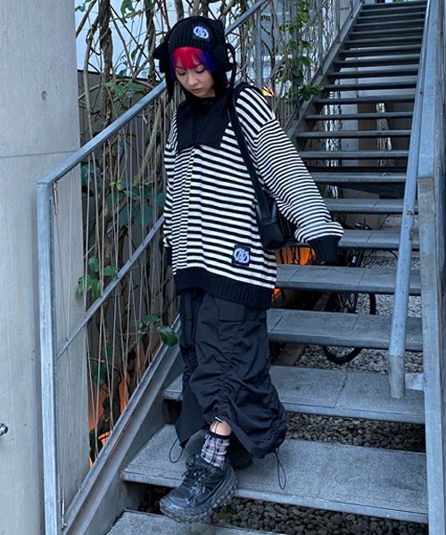 candy stripper DRAWSTRING LINED スカート Candy Stripper（キャンディストリッパー）の「DRAWSTRING LINED