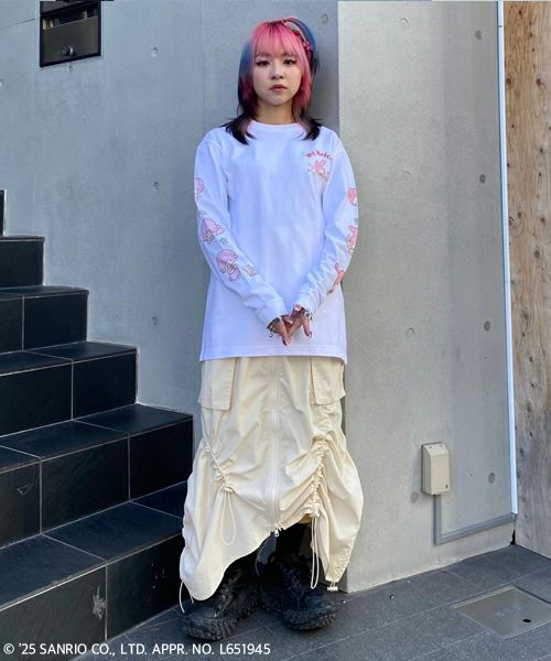 半額以下candy stripper DRAWSTRING LINED スカート Candy Stripper（キャンディストリッパー）の「DRAWSTRING LINED