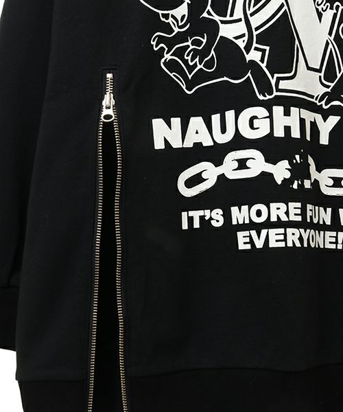 NAUGHTY RAT ZIP HOODIE | Candy Stripper（キャンディ