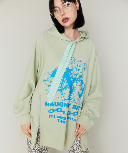 RITAO CHAN商品 ローリングパンダズティー｜ロールアップTシャツ｜ウィメンズ
