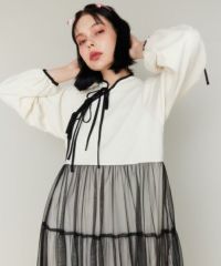 RIBBON CHINA ONE-PIECE | Candy Stripper（キャンディ ストリッパー