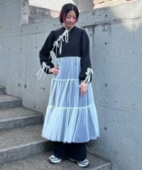 Candy Stripper CND TRACK ONE-PIECE レッド CND TRACK ONE-PIECE | Candy Stripper（キャンディ