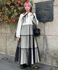 RIBBON CHINA ONE-PIECE | Candy Stripper（キャンディ