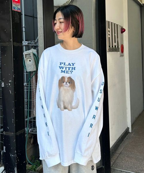 OSUWARI L/S TEE | Candy Stripper（キャンディ ストリッパー