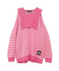 Candy Stripper PATCHWORK SAILOR ニット Candy Stripper PATCHWORK SAILOR ニット トップス