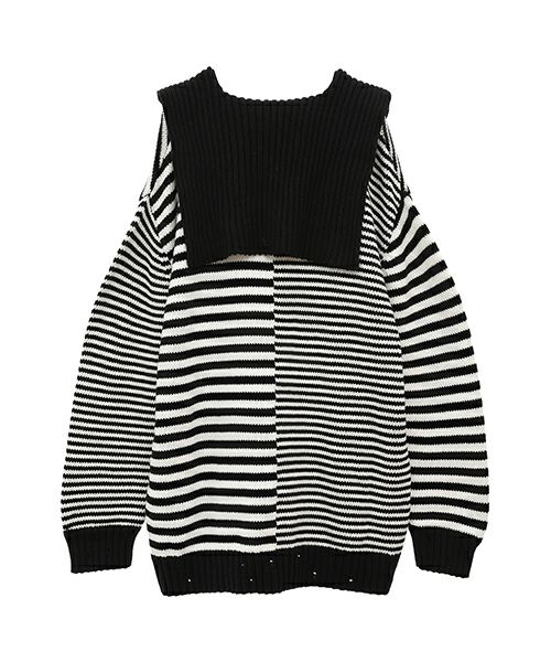ニット セーター MARINE BORDER SAILOR ニット レディース メンズ MARINE BORDER SAILOR KNIT | Candy Stripper（キャンディ