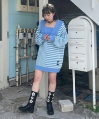 MARINE BORDER SAILOR KNIT | Candy Stripper（キャンディ