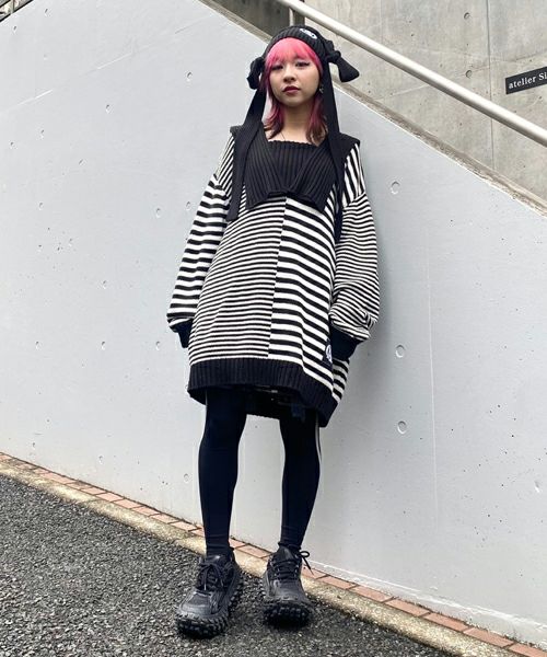 Candy Stripper PATCHWORK SAILOR ニット MARINE BORDER SAILOR KNIT | Candy Stripper（キャンディ