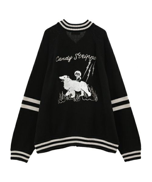 PEPE SOUVENIR KNIT JUMPER | Candy Stripper（キャンディ 
