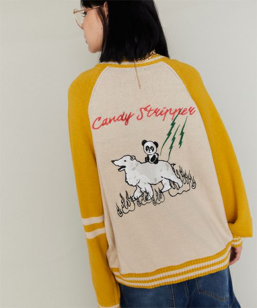 PEPE SOUVENIR KNIT JUMPER | Candy Stripper（キャンディ 