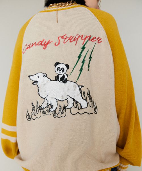 PEPE SOUVENIR KNIT JUMPER | Candy Stripper（キャンディ 