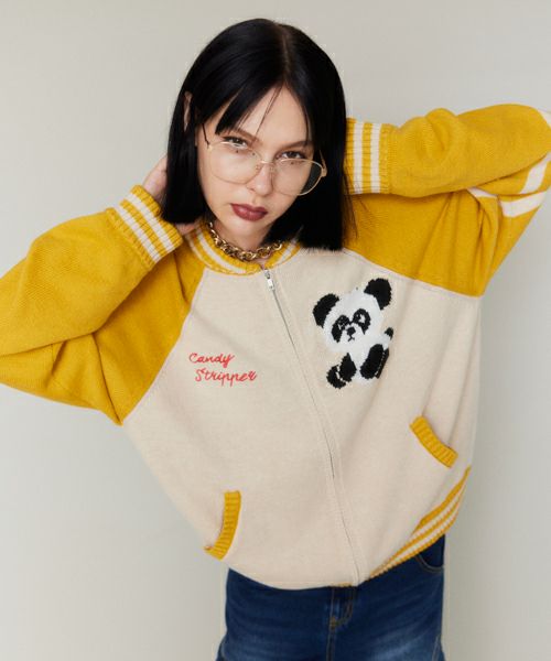 PEPE SOUVENIR KNIT JUMPER | Candy Stripper（キャンディ 
