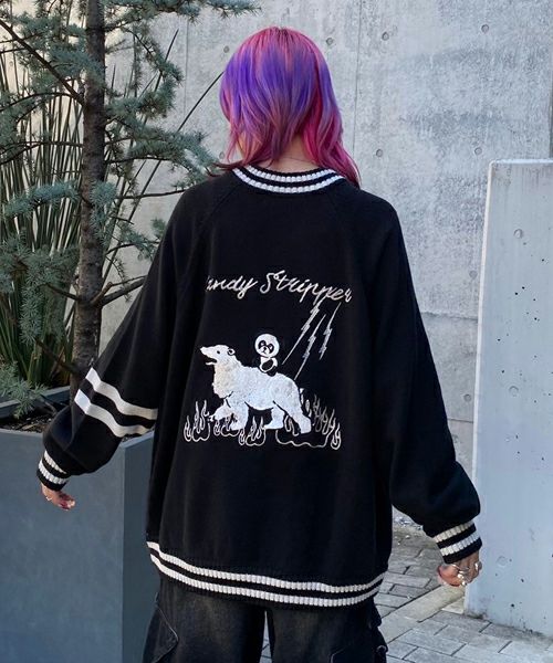 PEPE SOUVENIR KNIT JUMPER | Candy Stripper（キャンディ 