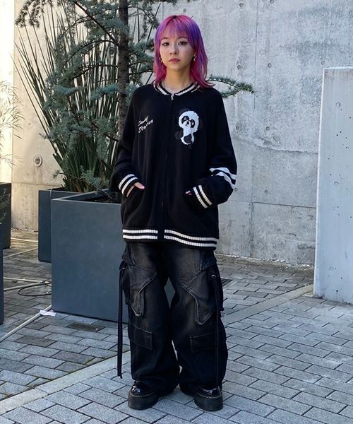 PEPE SOUVENIR KNIT JUMPER | Candy Stripper（キャンディ 